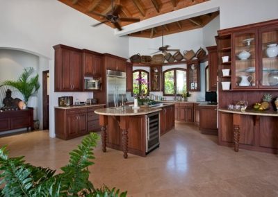 Gourmet kitchen at Villa Serenita