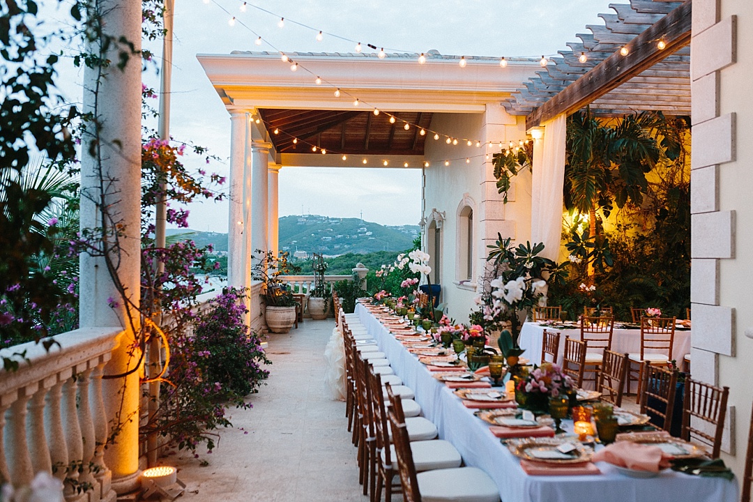 Private villa wedding venue in St. Thomas